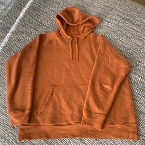 Girlfriend Collective Chai 50/50 Relaxed Fit Hoodie, size 5